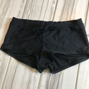 Boy shorts bathing suit bottoms